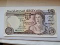 RARE. JERSEY 🇯🇪 £ 5 POUNDS 1976-88 UNC