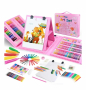 Детски комплект за рисуване в куфар от 208 части / Цвят: Син, розов. , снимка 1 - Рисуване и оцветяване - 44818860