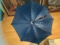Кариран сгъваем чадър с метален механизъм 2810202023, снимка 14