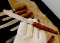 Solingen нож с дръжка от каталин 17 см. , снимка 1 - Прибори за хранене, готвене и сервиране - 33843238