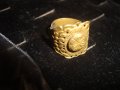 МЕДЕН с ПОЗЛАТА РЕТРО МНОГО СТАР ПРЪСТЕН ЮВЕЛИРНА МАЙСТОРСКА ФИНА ИЗРАБОТКА 76111, снимка 8