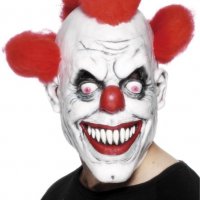 Зловещият Клоун маскa от латекс, снимка 4 - Други - 40174324
