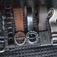 Маркови колани от естествена кожа / genuine leather belt, снимка 1 - Колани - 42847546