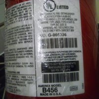 Пожарогасител , Amerex (USA) B456 10. ABC сух химически пожарогасител., снимка 7 - Друго търговско оборудване - 35255674