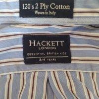 Hackett premium english brand риза за момче, 3-4 г, нова, снимка 4 - Детски ризи - 42299926