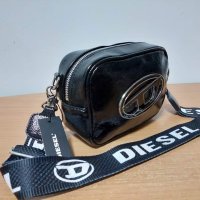 Чанта Diesel-черен лак/SG-E59, снимка 4 - Чанти - 42901998