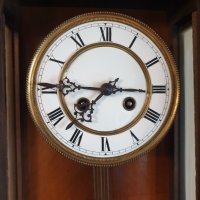 Стар немски стенен часовник, снимка 3 - Антикварни и старинни предмети - 40545462