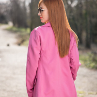 Елегантно сако в розево, снимка 2 - Сака - 44590100