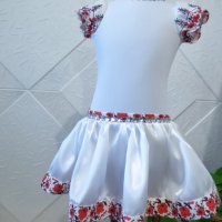 Детска рокля с българска шевица за спортни танци, снимка 2 - Детски рокли и поли - 37529152