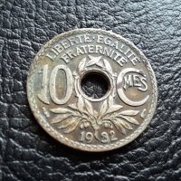 Стара монета 10 сантима 1932 г. Франция- красавица !, снимка 2 - Нумизматика и бонистика - 42211060