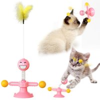 Забавна и възпитателна въртяща се играчка за котки, снимка 5 - За котки - 42667598