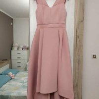 Розова неопренова рокля, снимка 1 - Рокли - 31678284