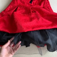 Червена рокля, снимка 5 - Рокли - 36692124