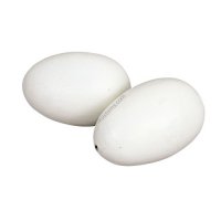 Изкуствени Яйца дървени в комплект от 2 броя - Kerbl - Арт. №: 73002/2, снимка 1 - За птици - 34294031