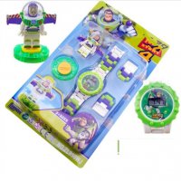 Играта на Играчките Toy Story buzz детски лего часовник с приставки, снимка 1 - Детски - 31618040