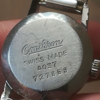Дамски часовник Omikron. Swiss made. Швейцарски часовник. Ретро. Механичен. Vintage watch. , снимка 5 - Луксозни - 35500200