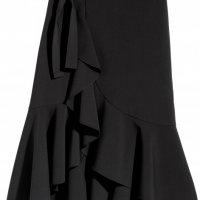 Нова -30% H&M черна елегантна пола XS 34, снимка 1 - Поли - 31194055