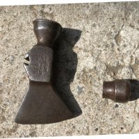 стар военен инструмент"STAHL GESCHMIEDET GEHÄRTET" - GERMANY - WWII, снимка 6 - Антикварни и старинни предмети - 40608575