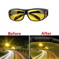 3000051617 Очила за нощно шофиране и мъгла Autoexpress, Жълти,Поляризирани лещи, снимка 3 - Аксесоари и консумативи - 29642805