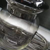 Стъклена каничка със стъклен капак - 500мл, снимка 3 - Прибори за хранене, готвене и сервиране - 44278946