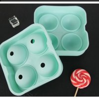 4 топки топка сфери топче 2 части пластмасова форма pops cakes Lollipop Pop Cake Попскейк близалки, снимка 2 - Форми - 37186654
