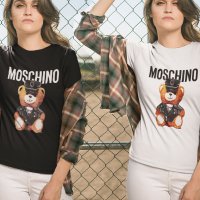Тениска Moschino Bear принт Дамски и детски Различни модели, снимка 4 - Тениски - 30979974