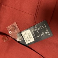 Червено елегантно мъжко сако, снимка 4 - Сака - 38245655