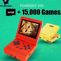 !!!РАЗПРОДАЖБА!!!  Портативна конзола POWKIDDY v90 3 Inch HD IPS 15000+игри, снимка 4 - Други игри и конзоли - 42801436