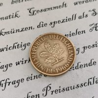 Монета - Германия - 10 пфенига | 1966г.; серия G, снимка 2 - Нумизматика и бонистика - 31440385