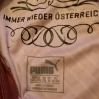Австрия маркова тениска на Пума отлична размер 176см С/М, снимка 6 - Футбол - 44783062