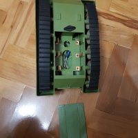 Руска пластмасова играчка танк на батерии, снимка 5 - Колекции - 30236767