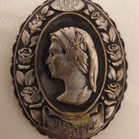 Юбилейна значка (брошка, медал) -100 години д-ва на жените, снимка 4 - Антикварни и старинни предмети - 39388646
