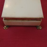 Стара мраморна кутия за бижута. , снимка 2 - Антикварни и старинни предмети - 42257515