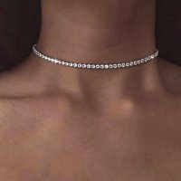 💭Waterway Stone Choker, снимка 1 - Колиета, медальони, синджири - 39298350