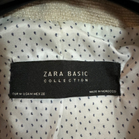 Дамски бежово сако, размер М, Zara, снимка 3 - Сака - 44569709