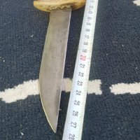 Ловен нож рог, снимка 4 - Антикварни и старинни предмети - 39615192