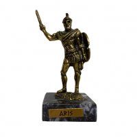 Статуетка Ahelos, Арис, Метална, Златиста, 9 см., снимка 1 - Арт сувенири - 37368095
