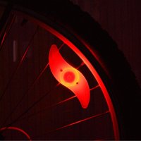 Ярка И Забележима Червена Led Светлина За Шпици + Безплатна Доставка, снимка 2 - Аксесоари за велосипеди - 31982645