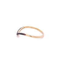 Златен дамски пръстен 0,97гр. размер:55 14кр. проба:585 модел:21942-4, снимка 3 - Пръстени - 44279593