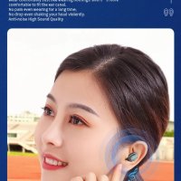 Безжични блутут слушалки C1-1 Bluetooth TWS блутут LED CVC 8.0 за намаляване на шума, снимка 6 - Безжични слушалки - 42748692