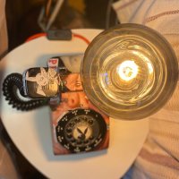 Подарък за Него Винтидж телефон лампа “PLAYBOY 1950 with Marilyn Monroe”, снимка 4 - Настолни лампи - 42907395