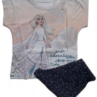 Лятна пижама за момиче Disney Frozen, снимка 1 - Детски пижами - 39681685