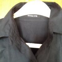 Дамска черна риза с бродерия, размер L,Нова, снимка 4 - Ризи - 40565955