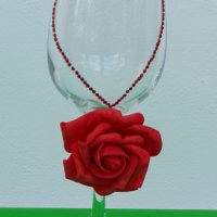Декорирана чаша със сърце и роза, снимка 8 - Декорация за дома - 37415644