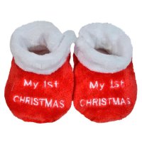 Бебешки коледни буйки, 0-9 месеца, Моята първа Коледа, снимка 2 - Бебешки чорапи - 42779316