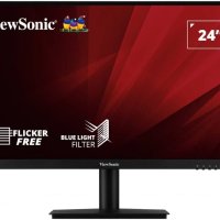 НОВ Монитор ViewSonic VA2405-H, 23.6’, 1920 x 1080, VA Panel LED, 75Hz, 4ms, 250cd/m2, VGA, HDMI , снимка 1 - Монитори - 42728086