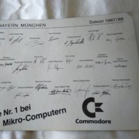 Байерн Мюнхен 1987-88 футболни картички едната с подписи, снимка 15 - Футбол - 29431490