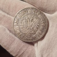 5 Корона/крони 1909 г. Австро-Унгария (сребро), снимка 2 - Нумизматика и бонистика - 42756756