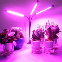 Комплект от 3 БРОЯ UV лампа за отглеждане на растения с 3 гъвкави крака – 3х40W, снимка 5 - Други - 42660532