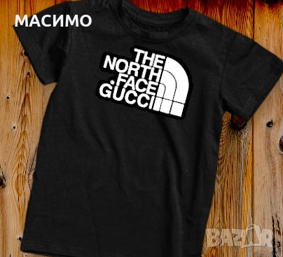 The North Face Gucci , Маркова тениска , черни тениски маркови, Гучи, снимка 1